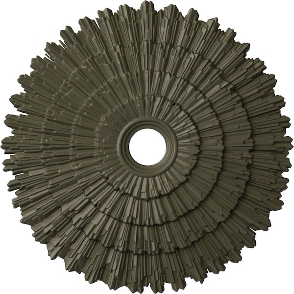 Ekena Millwork Eryn Ceiling Medallion (Fits Canopies up to 4"), 24 3/4"OD x 3 1/4"ID x 1 7/8"P, Witch Hazel CM24ENWHF - main